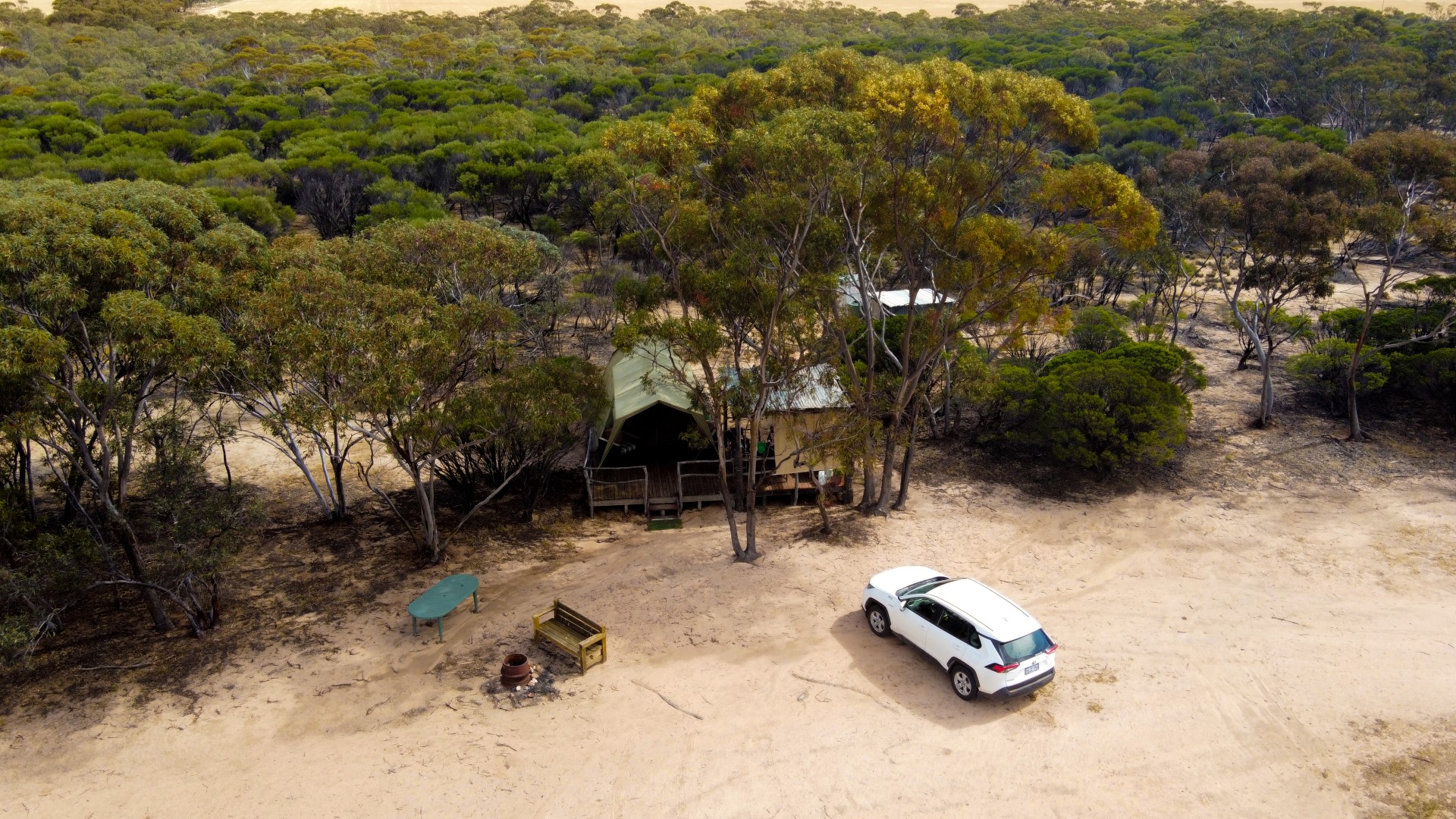 Nulla Nulla Farm from above - Boots and Sunshine